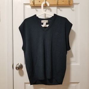 ♠ Vintage Grand Slam Dark Navy Cardigan Vest